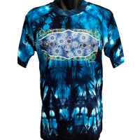 Down By The River Aboriginal Art Tie Dye Platypus T-Shirt