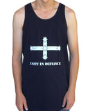 Eureka Flag Unity in Defiance Mens Singlet (Navy)