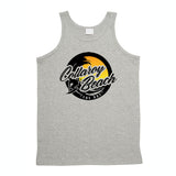 Collaroy Beach Surf "The Roy" Logo Mens Singlet (Marle Grey)