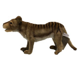Realistic Tasmanian Tiger Stuffed Plush Animal Toy - Left Side