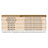 T-Shirt Size Chart