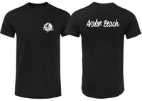 Northern Beaches Avalon Beach T-Shirt (Black, Double-Sided, Shortsleeve)