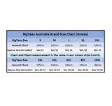 BigTees Australia Brand Size Chart