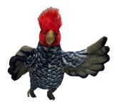 Gang-gang Cockatoo Bird Stuffed Animal Toy Hand Puppet