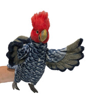Gang-gang Cockatoo Bird Stuffed Animal Toy Hand Puppet (with hand placement)