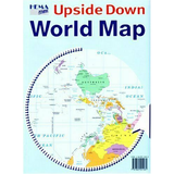 Upside Down World Map by Hema Maps