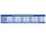 Australian Men's Singlet Size Chart