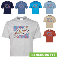 Sea Turtle Journey Adults T-Shirt by Wayne Thomas Maynard (Various Colours)