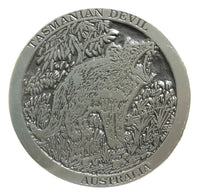 Tasmanian Devil Pewter Drink Coaster